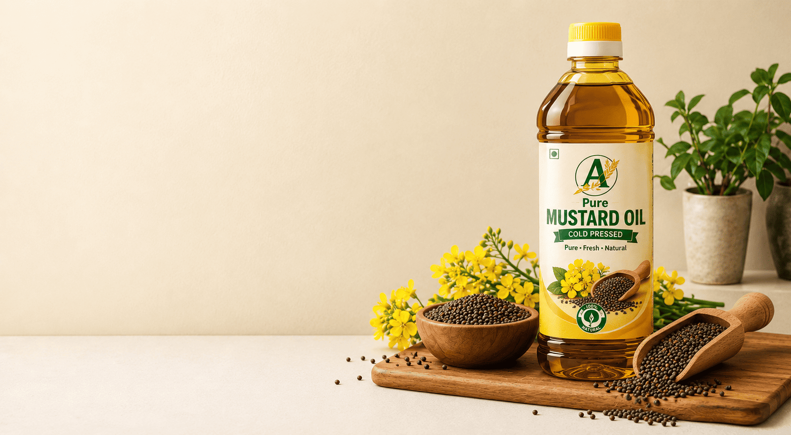 Pure Mustard Oil Banner
